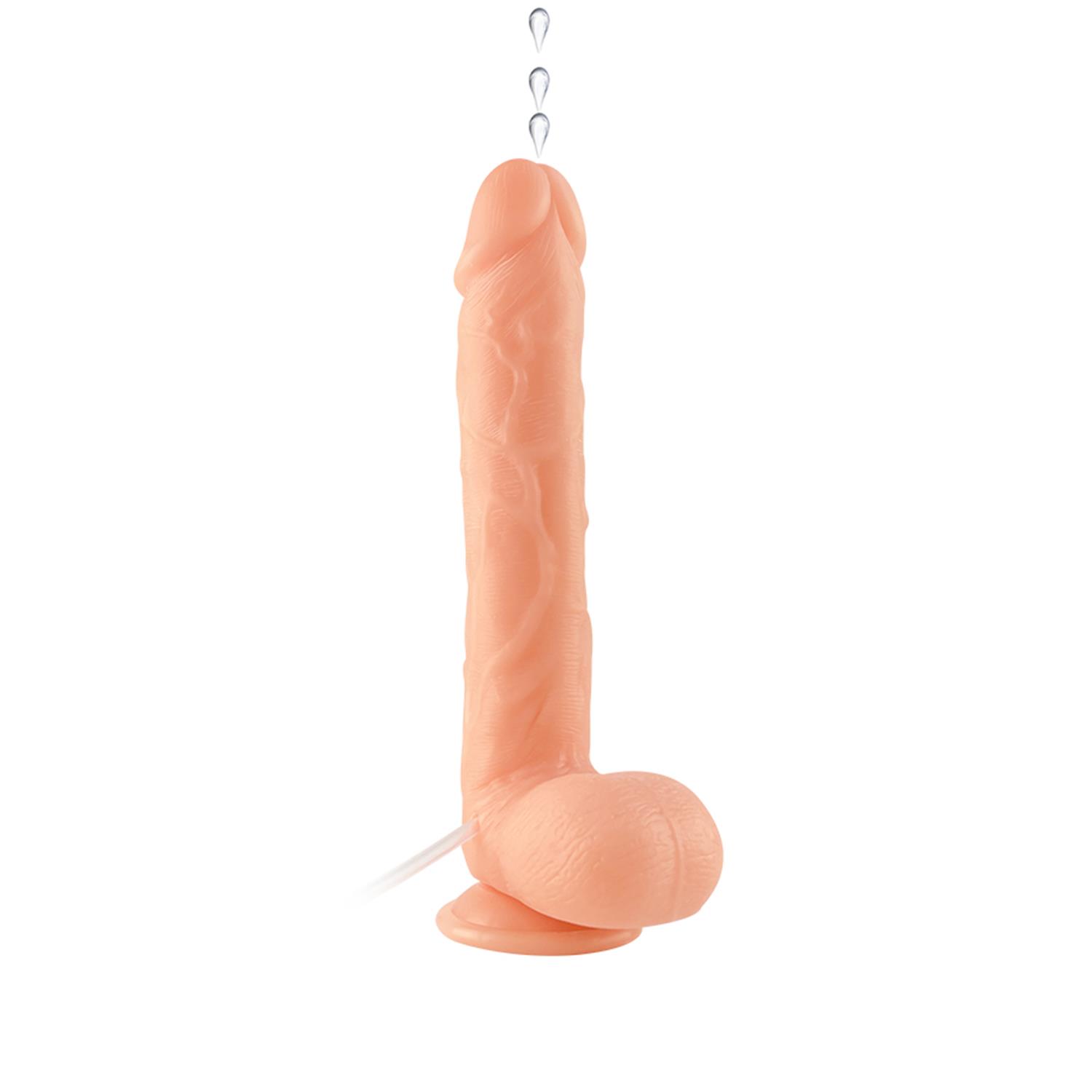 4964.jpg Boşalan Gerçekçi Dildo - 26 cm - Görsel 1
