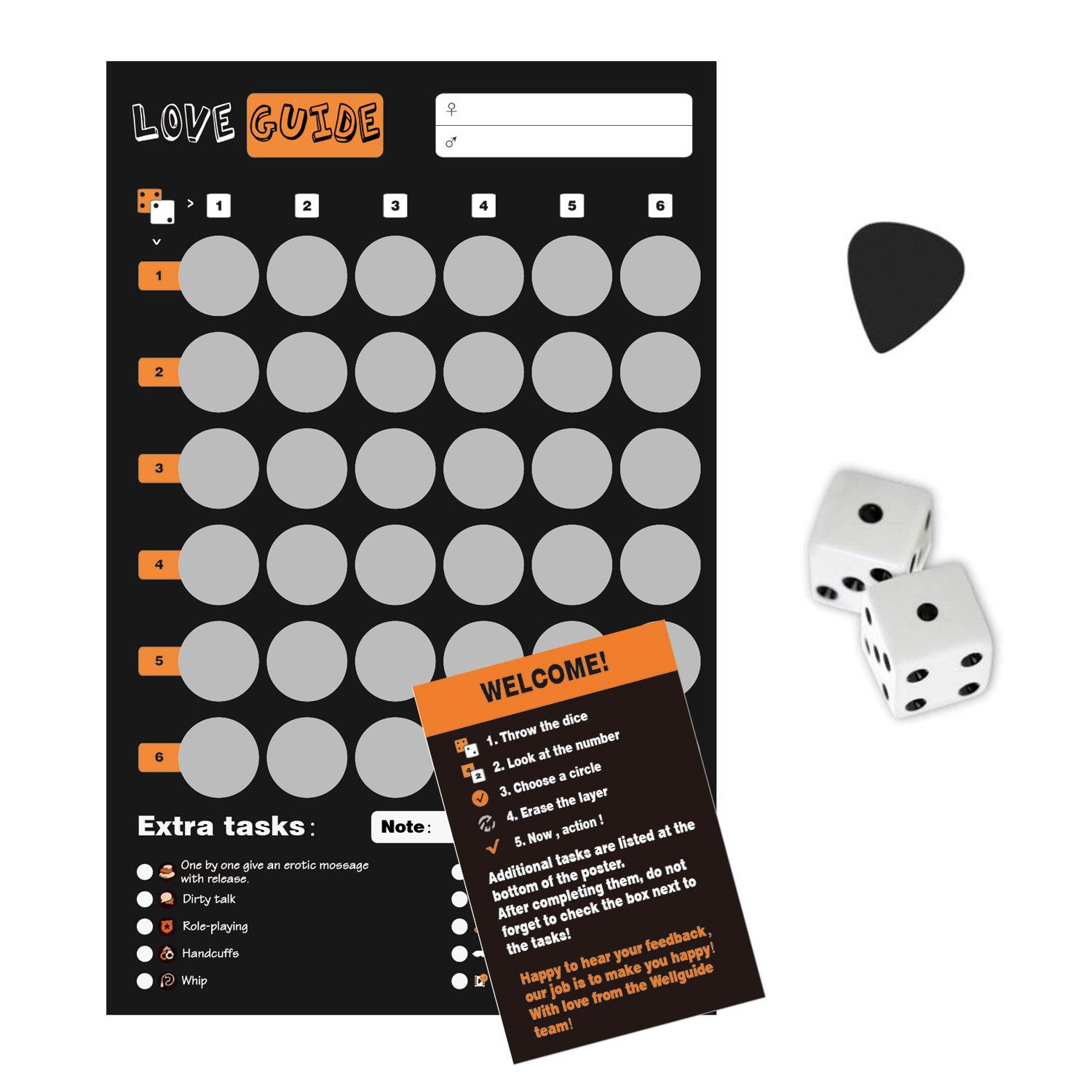 5281.jpg Love Guide – Çiftler İçin Sürpriz Görev Panosu Türkçe - Görsel 1