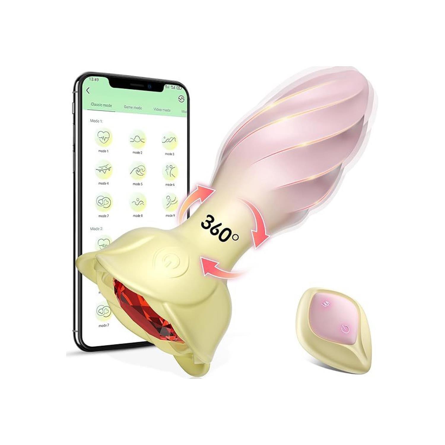 akilli-uygulama-kontrollu-cicek-tasarimli-360-doner-vibrator-10-mod-su-gecirmez-usb-sarjli-4339.jpg Akıllı Uygulama Kontrollü Çiçek Tasarımlı 360° Döner Vibratör – 10 Mod, Su Geçirmez, USB Şarjlı - Görsel 1