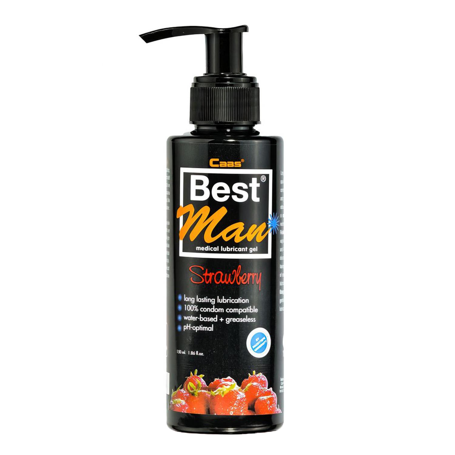 best-man-cilek-aromali-kayganlastirici-jel-150-ml-2026.jpg Best Man Çilek Aromalı Kayganlaştırıcı Jel 150 ml - Görsel 1
