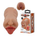 Crazy Bull Sarah Soft Skin Premium Çift Kanallı Mastürbatör 18 cm
