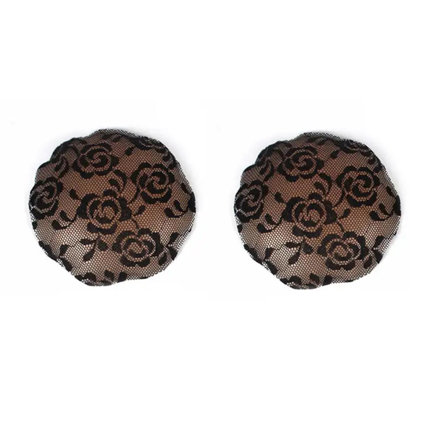 gogus-ucu-kapatici-cicek-desenli-siyah-3526.jpg Göğüs Ucu Kapatıcı Çiçek Desenli Siyah - Görsel 1