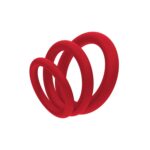Kırmızı Penis Halkası Seti 3 Boy