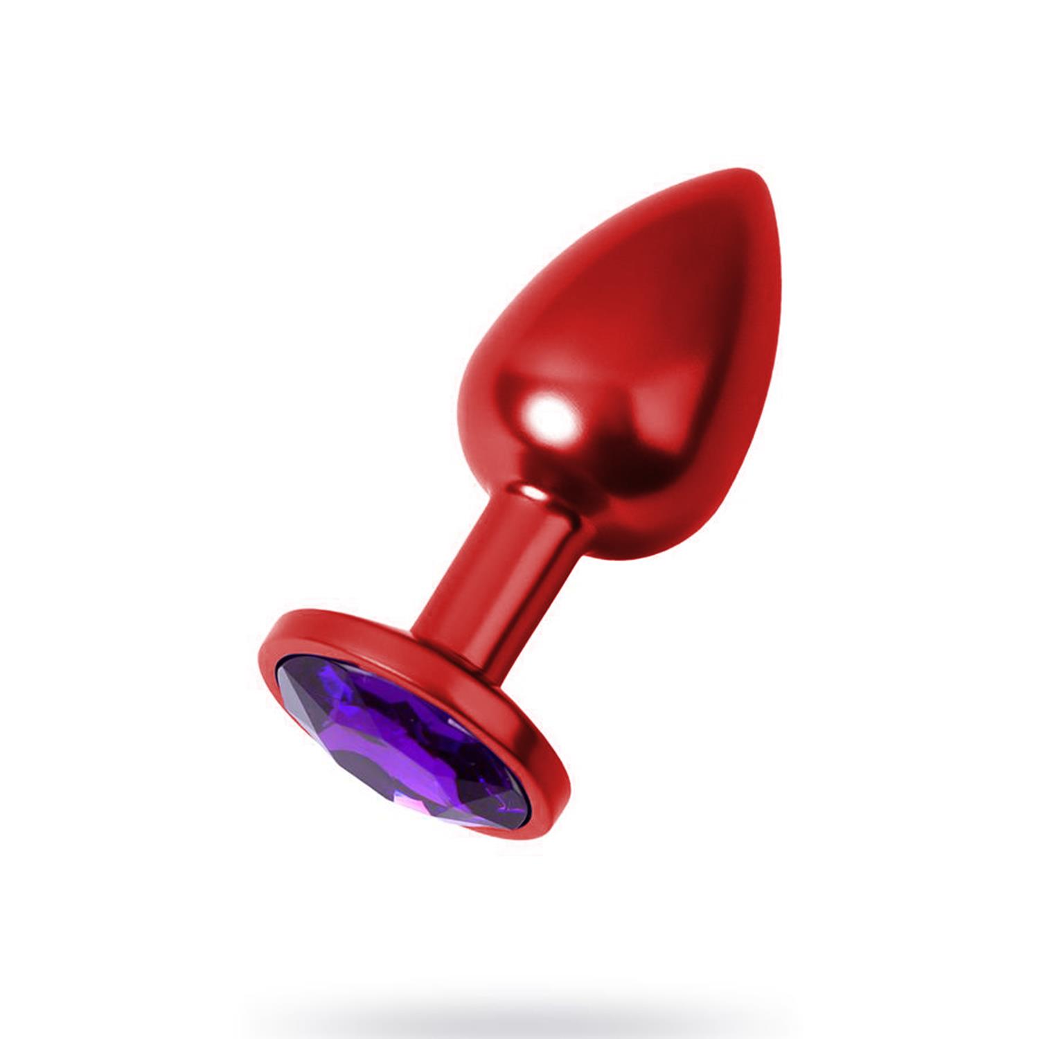 metal-mor-tasli-kirmizi-anal-plug-kucuk-boy-2235.jpg Metal Mor Taşlı Kırmızı Anal Plug Küçük Boy - Görsel 1