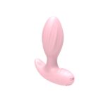 Uzaktan Kumandalı Şarjlı Titreşimli Anal Plug Pembe (8,48 cm)