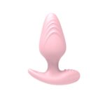Uzaktan Kumandalı Şarjlı Titreşimli Anal Plug Pembe (10,49 cm)